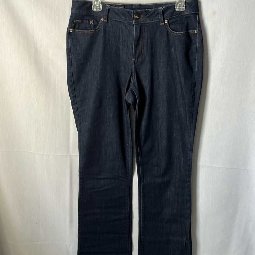 Lee Modern Series Curvy Fit Bootcut Jeans Dark Wash Stretch 12M